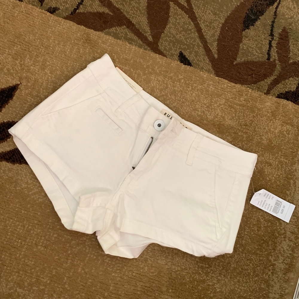 Brand New White Shorts - Bullhead